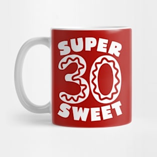 Super Sweet 30 Donut Mug